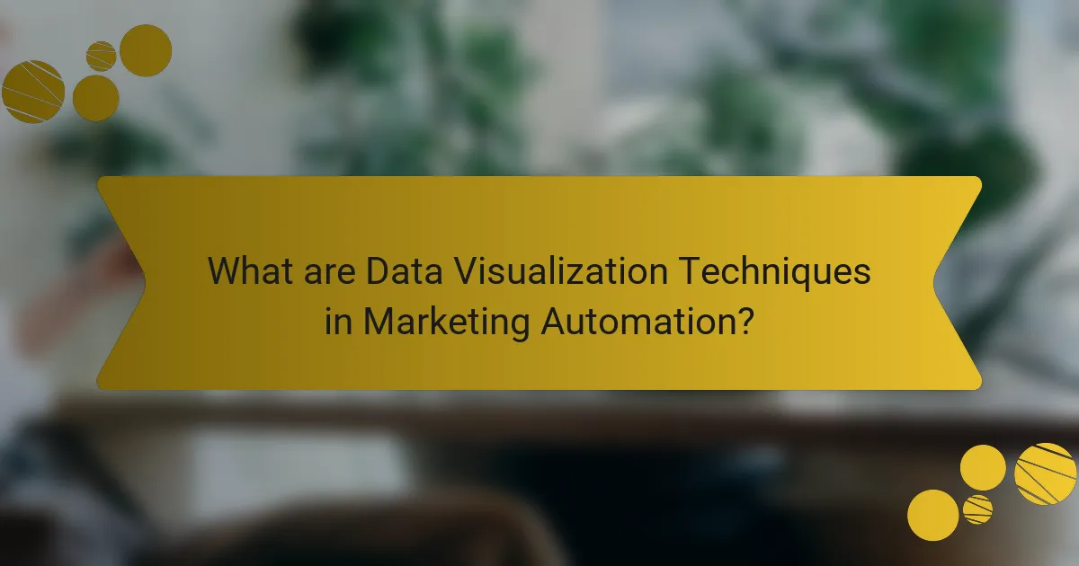 What are Data Visualization Techniques in Marketing Automation?